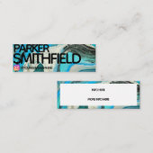 Instagramm für Künstlerische Aquarellbilder Mini Visitenkarte (Vorne/Hinten)