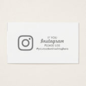 Instagramm-Hashtag (Vorderseite)