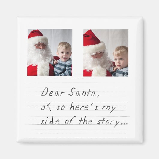 Instagramm lustige Weihnachten für Fotos Magnet (Vorne)