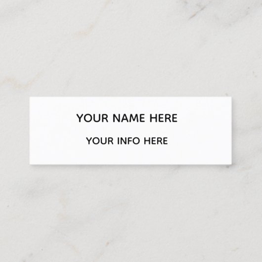 Instagramm Mini Visitenkarte (Rückseite)