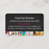 Instagramm-Ordner-Visitenkarte Visitenkarte (Rückseite)