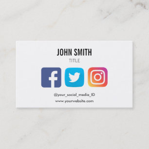 INSTAGRAMM-PROFIL FÜR DAS SOZIALE MEDIENFACEBOOK-T VISITENKARTE