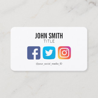 INSTAGRAMM-PROFIL FÜR DAS SOZIALE MEDIENFACEBOOK-T VISITENKARTE
