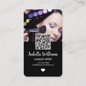 Instagramm QR Code Business Card Visitenkarte (Rückseite)