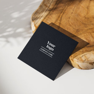 Instagramm Qr Code Moderne, kühne Social Media Bla Quadratische Visitenkarte