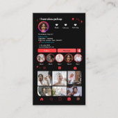 Instagramm QR Code Visitenkarte (Vorderseite)