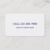 Instagramm-Symbol Visitenkarte (Rückseite)