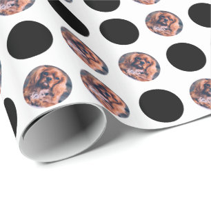 Instagramm Welpenverpackungspapier Geschenkpapier
