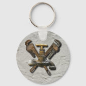 Installateur für Abwasserentwässerung Schlüsselanhänger (Vorderseite)