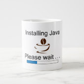 Installation der Java-Kaffee-Tasse Jumbo-Tasse (Vorderseite)