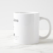 Installation der Java-Kaffee-Tasse Jumbo-Tasse (Rechts)