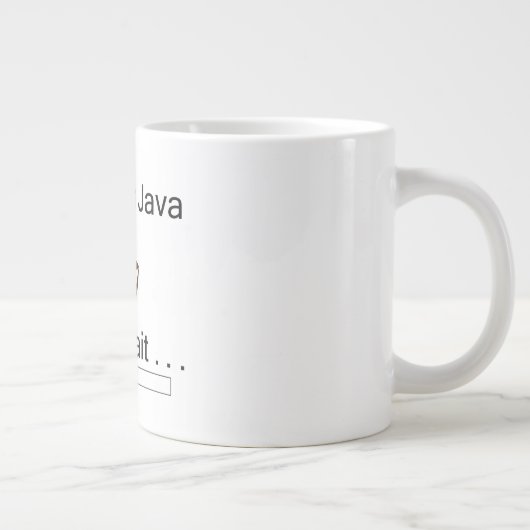 Installation der Java-Kaffee-Tasse Jumbo-Tasse (Rechts)