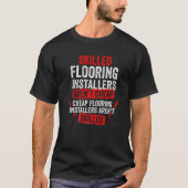 Installation des Fußbodeninstallationsinstallators T-Shirt (Vorderseite)