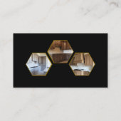 Installation des Küchenkabinetts Visitenkarte (Rückseite)