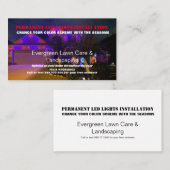 Installation des permanenten LED-Fotos Visitenkarte (Vorne/Hinten)