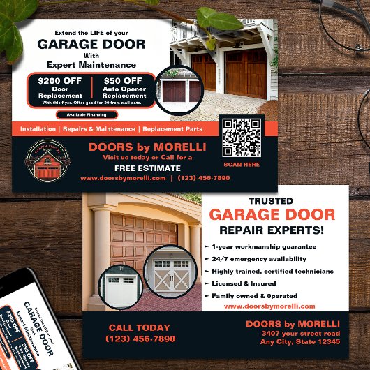 Installation und Reparatur der Garage Flyer