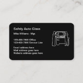 Installation und Reparatur von Auto-Glasglas Visitenkarte (Vorderseite)