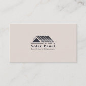 Installation und Wartung von Solaranlagen Visitenkarte (Vorderseite)