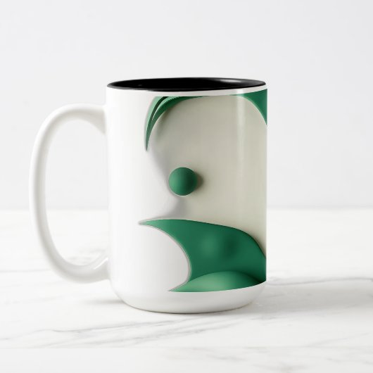 Installation von Bio Fahreigenschaften Zweifarbige Tasse (Links)