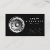Installation von Black Audio Stereo Visitenkarte (Vorderseite)