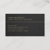 Installation von CCTV Visitenkarte (Rückseite)