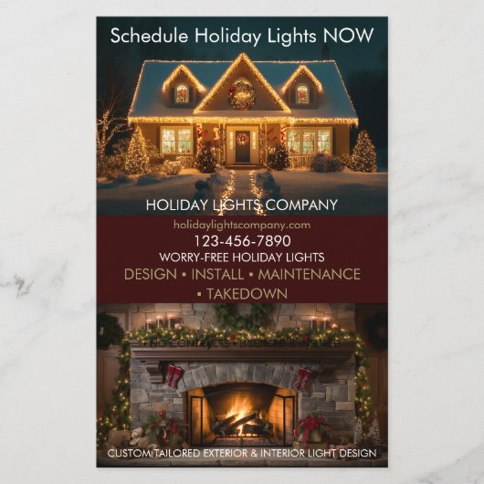 Installation von Holiday Light Flyer (Vorne)