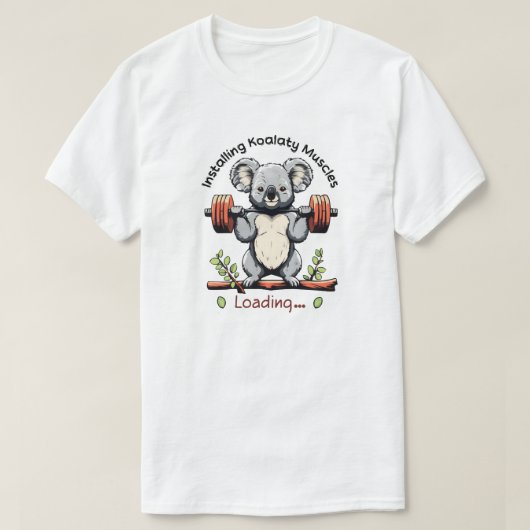 Installation von Koalaty Muskeln T-Shirt (Design vorne)