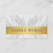Installation von Marmorfabrikationen funktioniert Visitenkarte (Vorderseite)