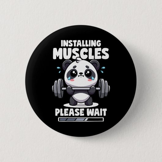 Installation von Muskeln Bitte warten Panda Liftin Button (Vorderseite)