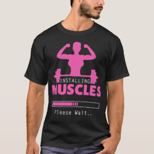 Installation von Muskeln Bodybuilder Gym Fitness 1 T-Shirt