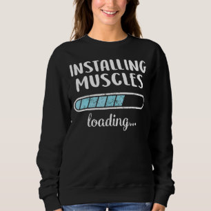 Installation von Muskeln Laden Familienfreunde Spa Sweatshirt