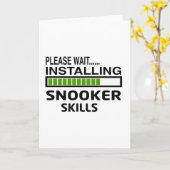 Installation von Snooker-Fähigkeiten Karte (Gelbe Blume)