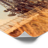 Installation von Sojus-Raumfahrzeugen in Baikonur Poster (Ecke)