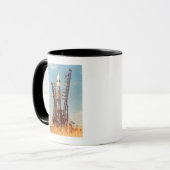 Installation von Sojus-Raumfahrzeugen in Baikonur Tasse (Vorderseite Links)