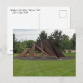 Installation von Triangle Art Postkarte (Vorne/Hinten)