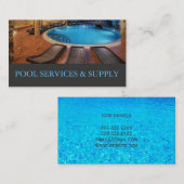 Installation von Whirlpool-Hot-Tub-Pool Visitenkarte (Vorne/Hinten)