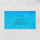 Installation von Whirlpool-Hot-Tub-Pool Visitenkarte (Rückseite)