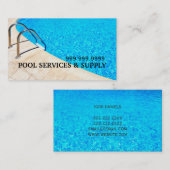 Installation von Whirlpool-Hot-Tub-Pool Visitenkarte (Vorne/Hinten)