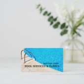 Installation von Whirlpool-Hot-Tub-Pool Visitenkarte (Stehend Vorderseite)