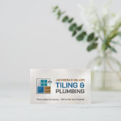 Installations- und Aufbereitungsdienste Visitenkarte (Stehend Vorderseite)