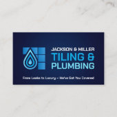 Installations- und Aufbereitungsdienste Visitenkarte (Vorderseite)