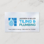 Installations- und Aufbereitungsdienste Visitenkarte (Vorderseite)