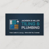 Installations- und Aufbereitungsdienste Visitenkarte (Vorderseite)