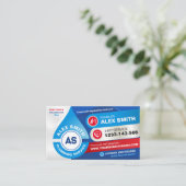 Installationsarbeiten, Klempner, Reparatur von Kle Visitenkarte (Stehend Vorderseite)