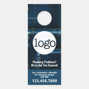 Installationsdienste - Kleine Unternehmen - Modern Türanhänger