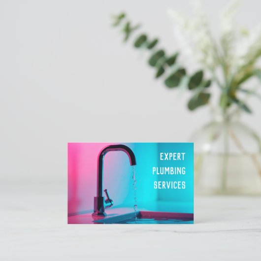 Installationsdienste Visitenkarte (Stehend Vorderseite)