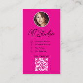 Installieren Sie die Visitenkarte. Visitenkarte (Rückseite)