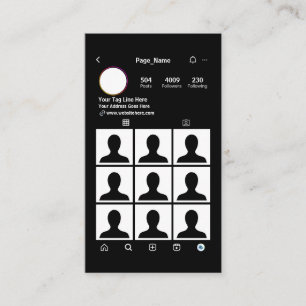 Installieren Sie Gram Business Card Visitenkarte