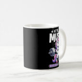 Installieren von Muskeln Bitte warten Sie Bodybuil Kaffeetasse (VorderseiteRechts)