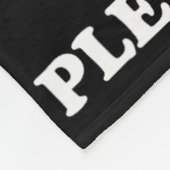 Installieren von Muskeln Bitte warten Sie Niedlich Fleecedecke (Ecke)